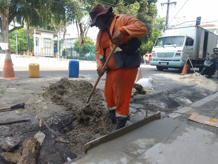 Prefeitura intensifica obras de infraestrutura no centro histórico